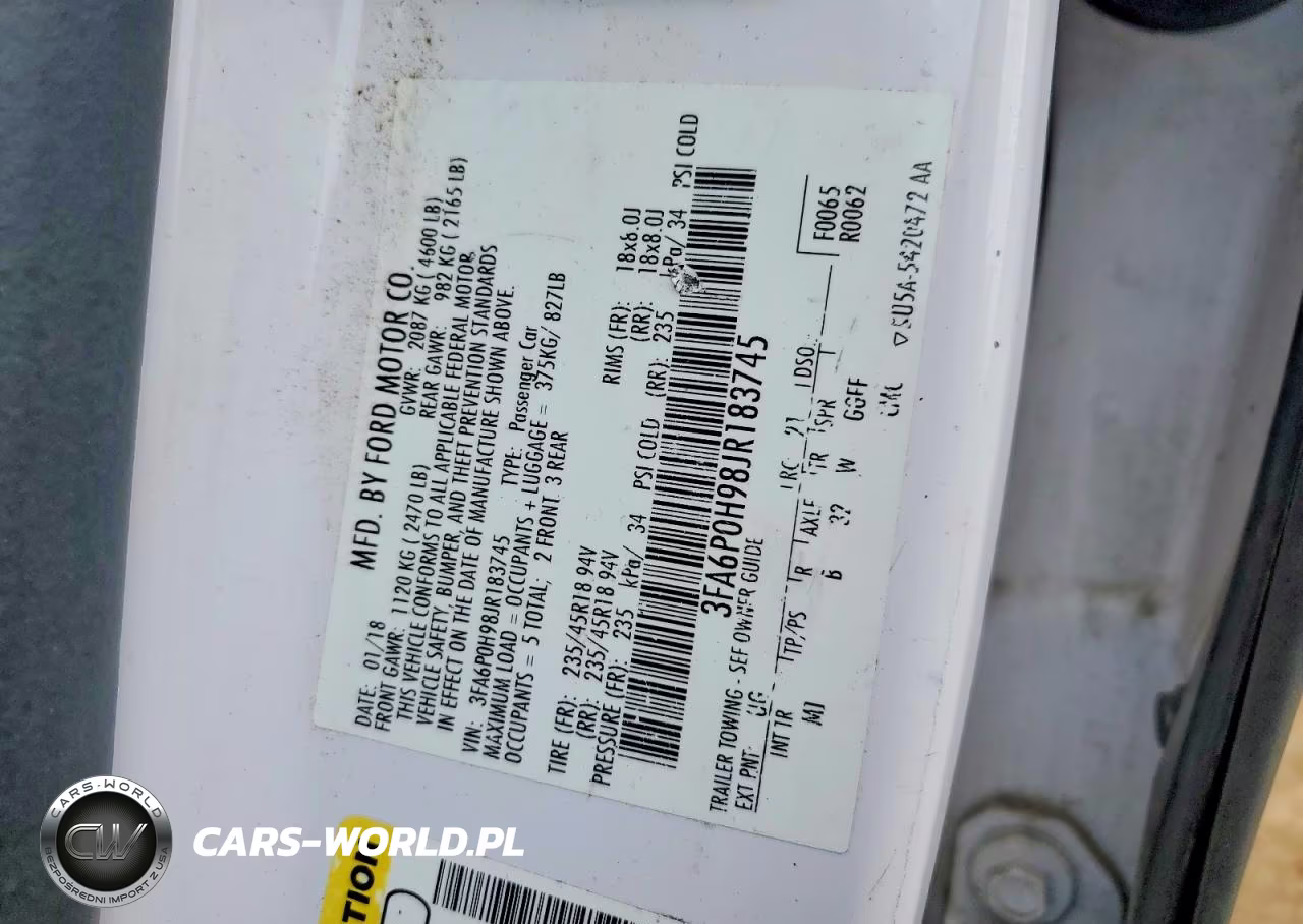 2018 Ford Fusion Se VIN:3FA6P0H98JR183745 - 12