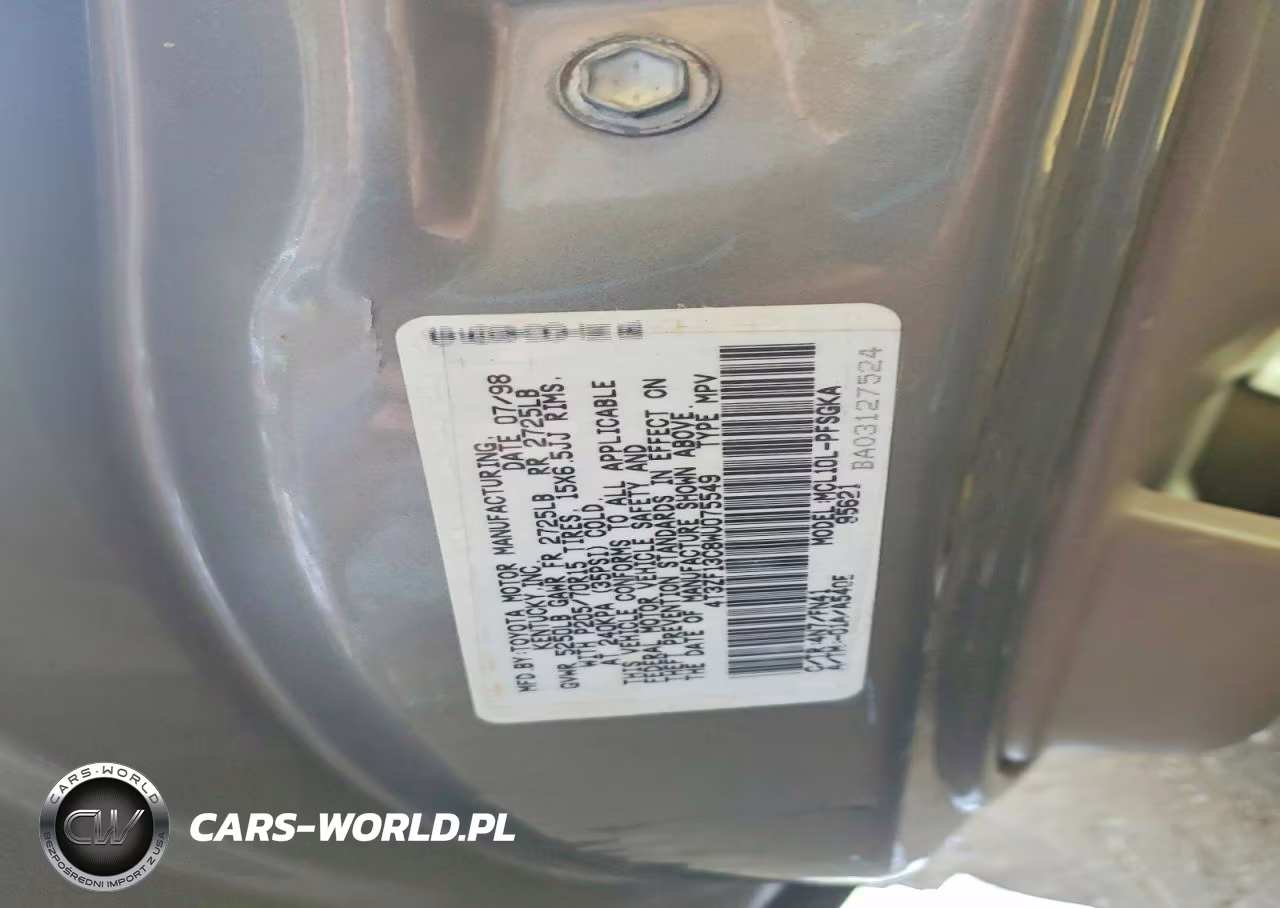 1998 Toyota Sienna Le VIN:4T3ZF13C8WU075549 - 13