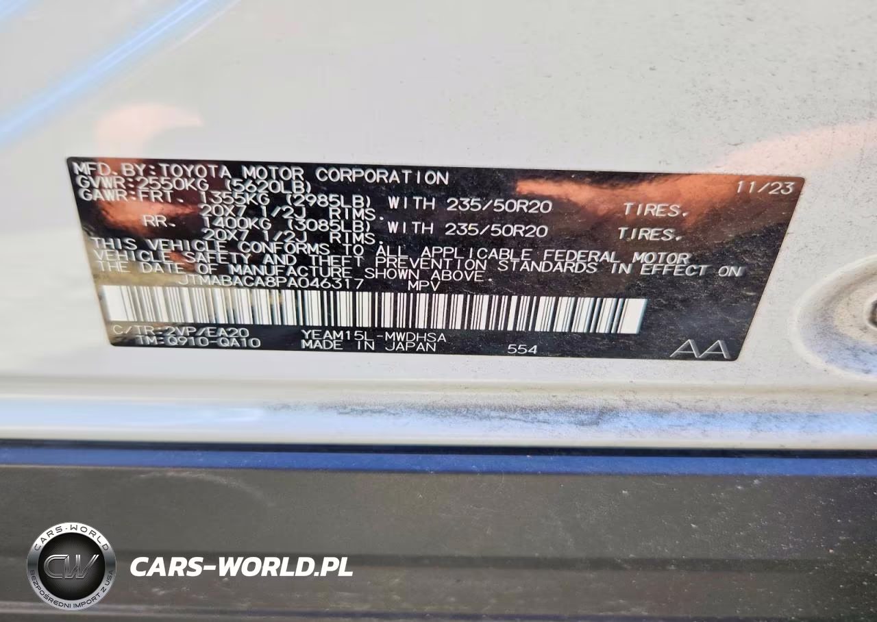 2023 Toyota Bz4X Limited VIN:JTMABACA8PA046317 - 13