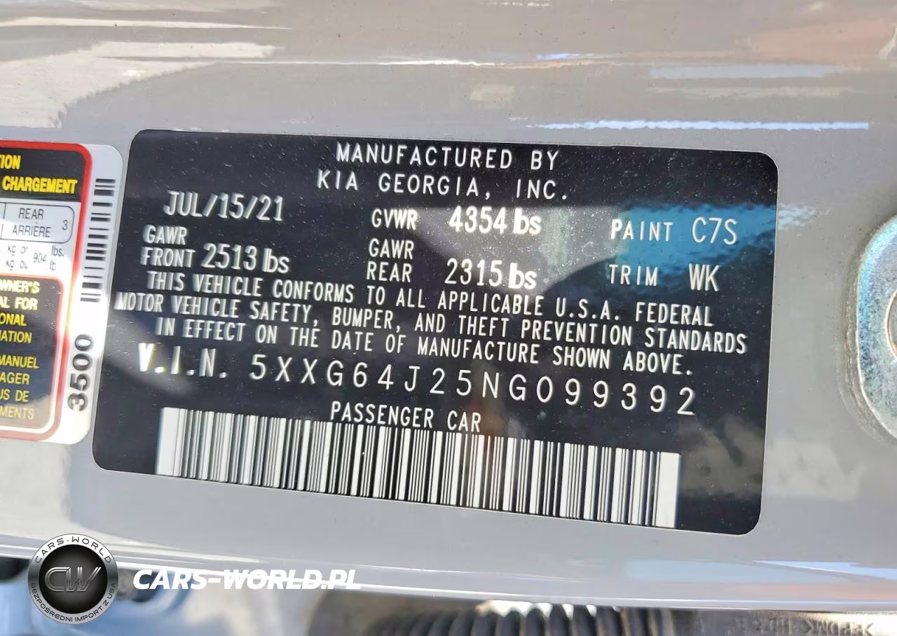 2022 Kia K5 Gt Line VIN:5XXG64J25NG099392 - 13