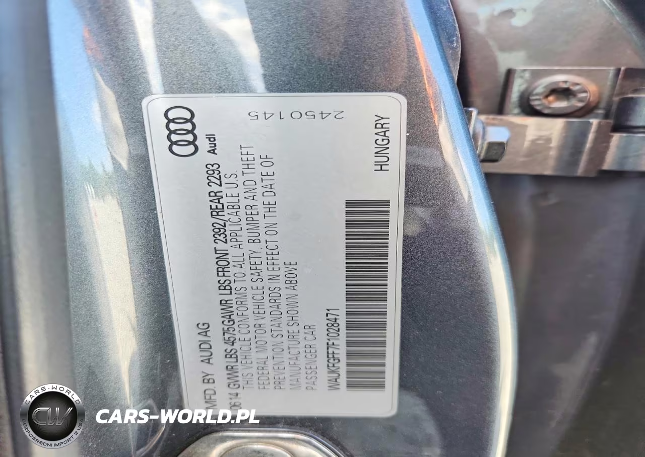 2015 Audi A3 Prestige S-Line VIN:WAUKFGFF7F1028471 - 12