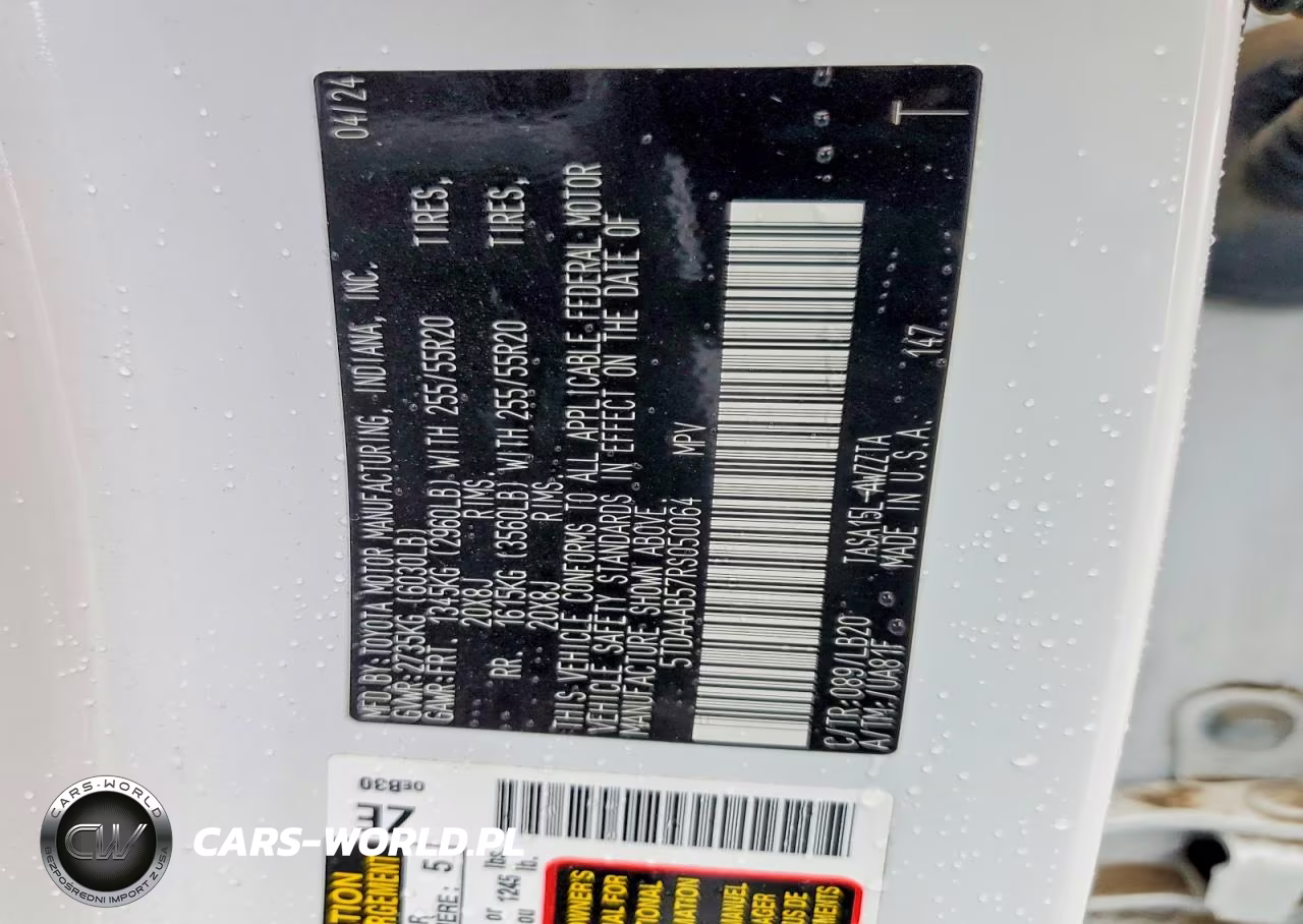 2024 Toyota Grand Highlander Platinum VIN:5TDAAAB57RS050064 - 14