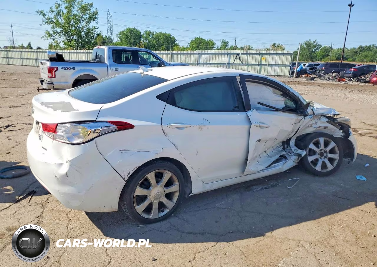 2011 Hyundai Elantra Limited VIN:5NPDH4AE4BH056329 - 3