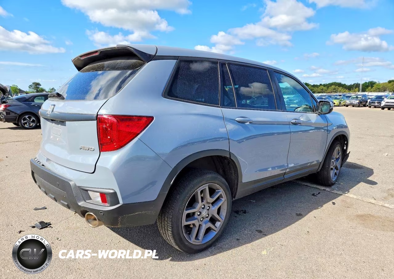 2023 Honda Passport Exl VIN:5FNYF8H55PB005819 - 3