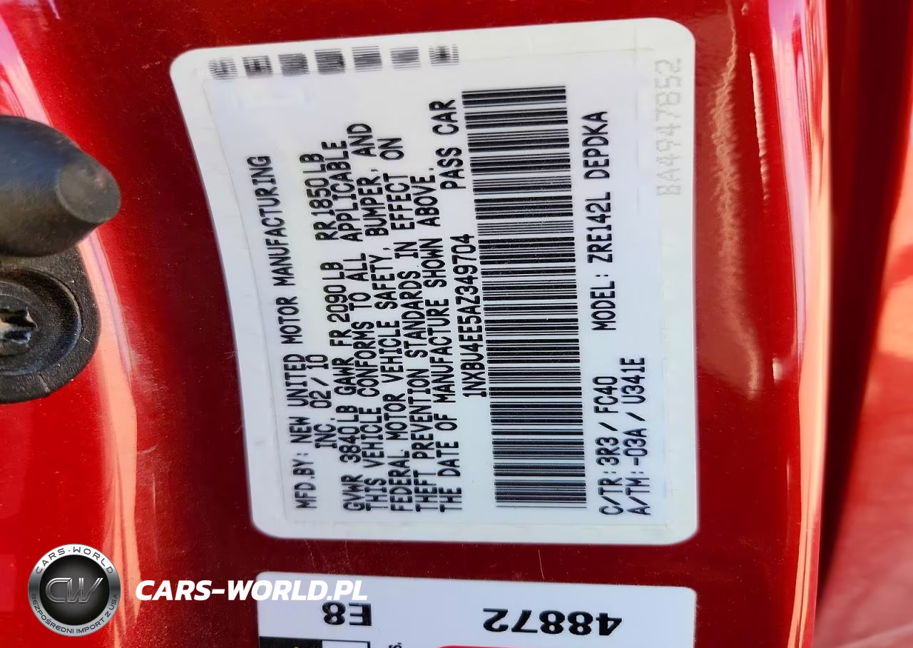 2010 Toyota Corolla Le VIN:1NXBU4EE5AZ349704 - 12