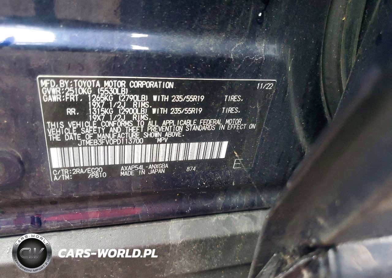 2023 Toyota Rav4 Prime Xse VIN:JTMEB3FV0PD113700 - 13