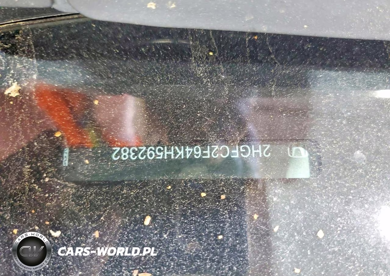 2019 Honda Civic Lx VIN:2HGFC2F64KH592382 - 12