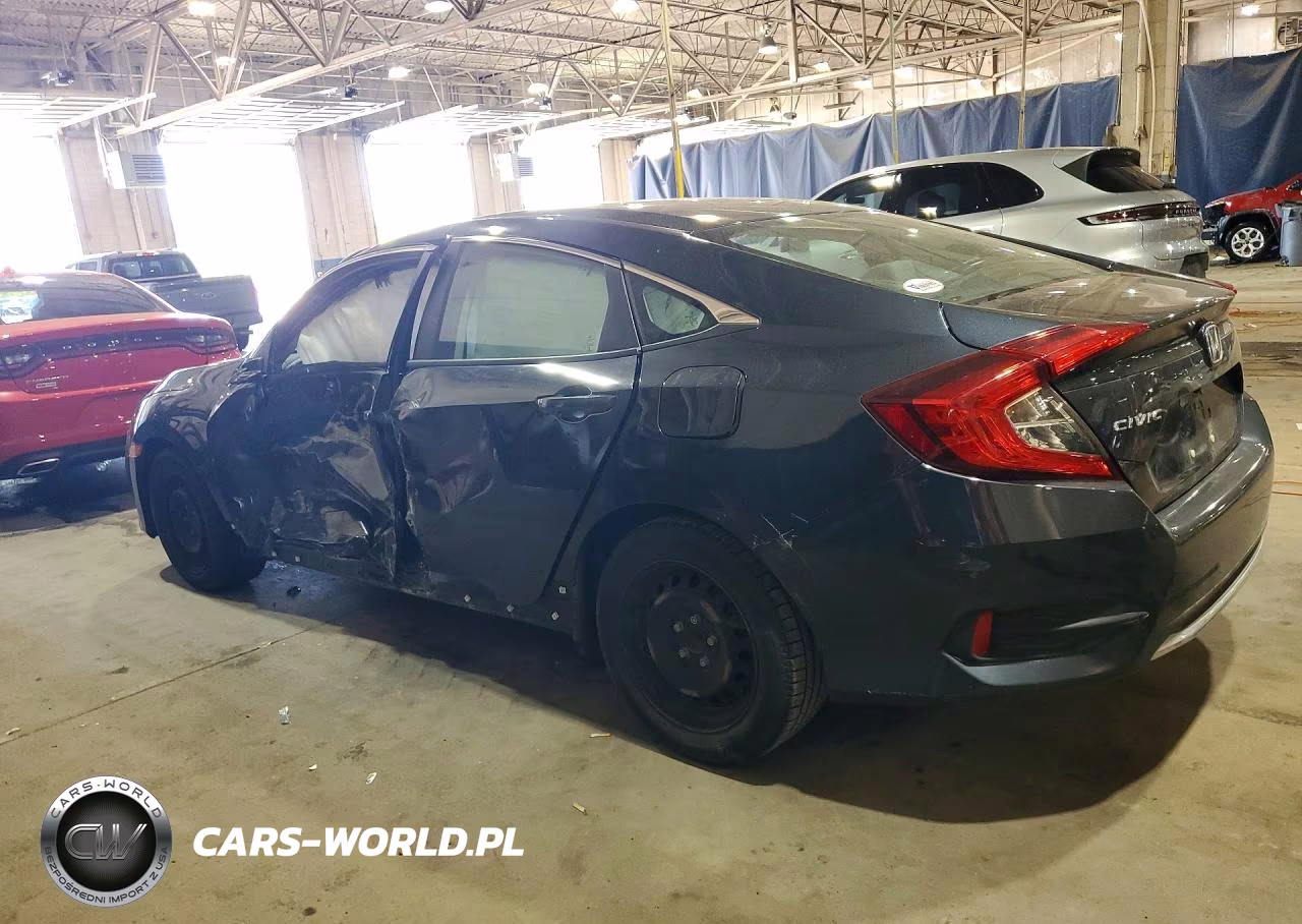 2019 Honda Civic Lx VIN:2HGFC2F64KH592382 - 2