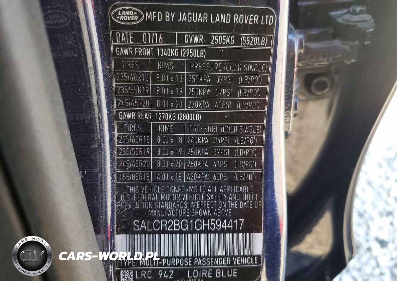 2016 Land Rover Discovery Sport Hse VIN:SALCR2BG1GH594417 - 13