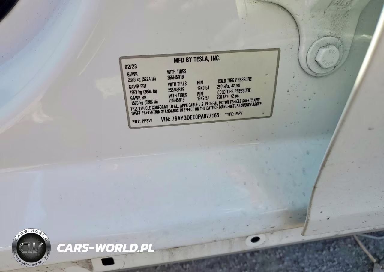 2023 Tesla Model Y VIN:7SAYGDEE0PA077165 - 12