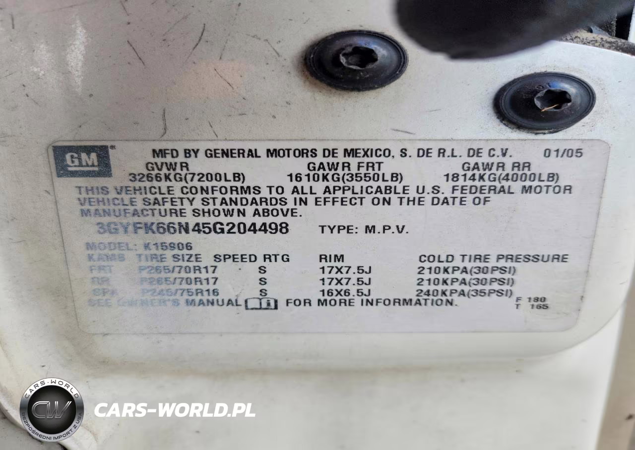 2005 Cadillac Escalade VIN:3GYFK66N45G204498 - 13