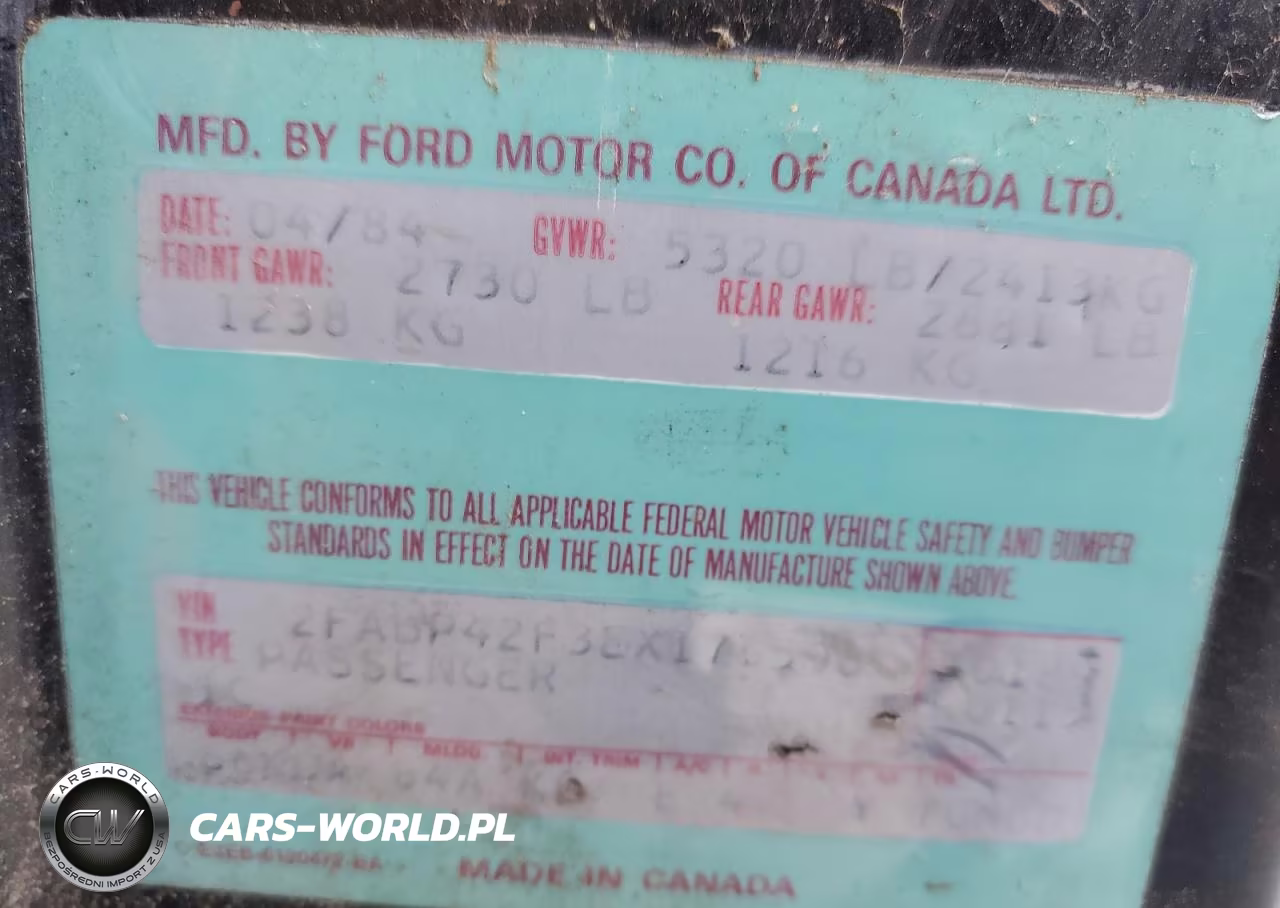 1994 Ford Crown Victoria VIN:2FABP42F3EX176598 - 12