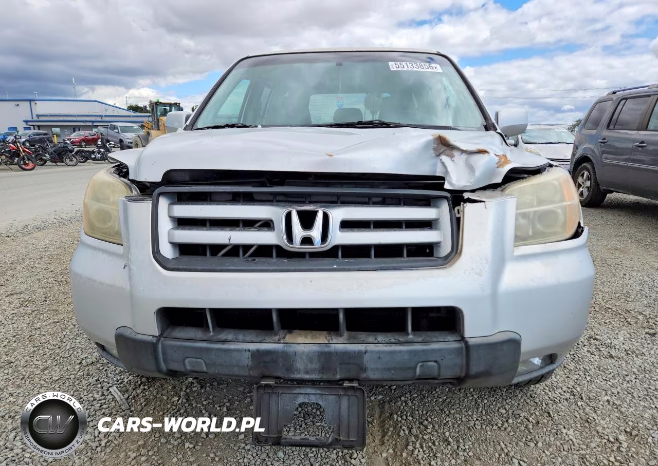 2007 Honda Pilot Ex VIN:5FNYF28407B012326 - 5