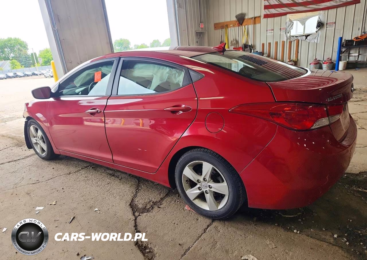 2013 Hyundai Elantra Gls VIN:KMHDH4AE5DU001649 - 2
