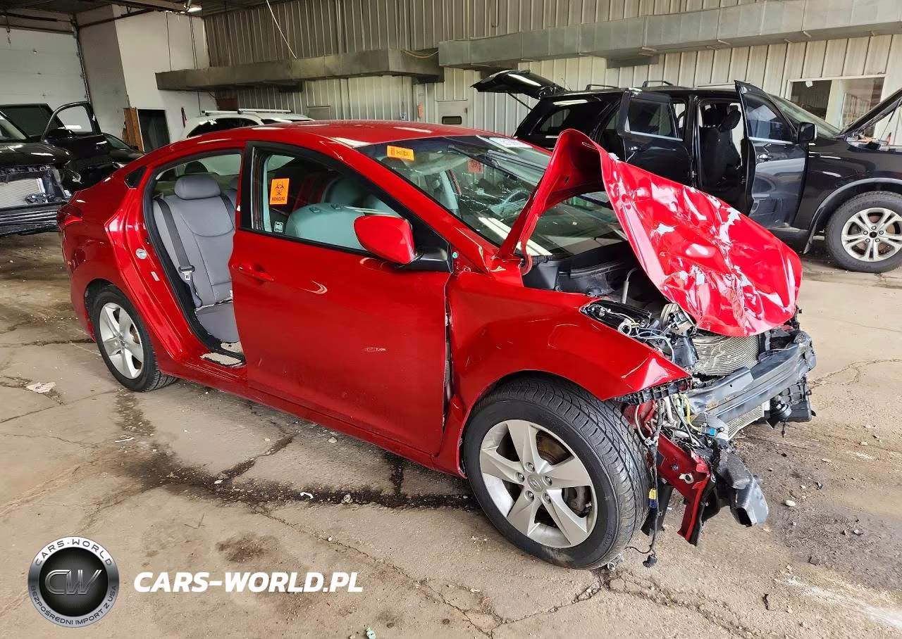 2013 Hyundai Elantra Gls VIN:KMHDH4AE5DU001649 - 4