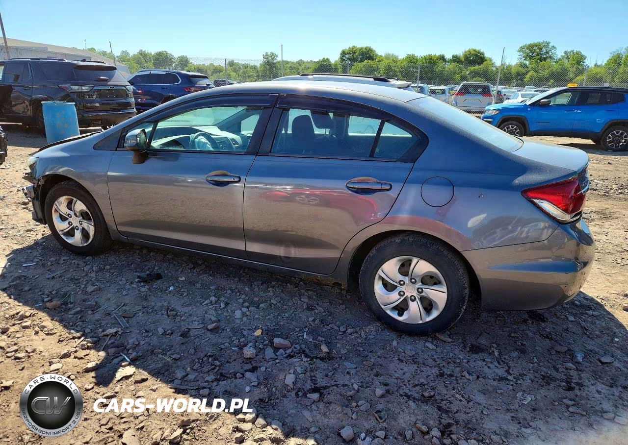2013 Honda Civic Lx VIN:19XFB2F5XDE048508 - 2