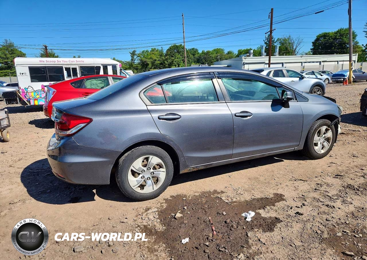 2013 Honda Civic Lx VIN:19XFB2F5XDE048508 - 3