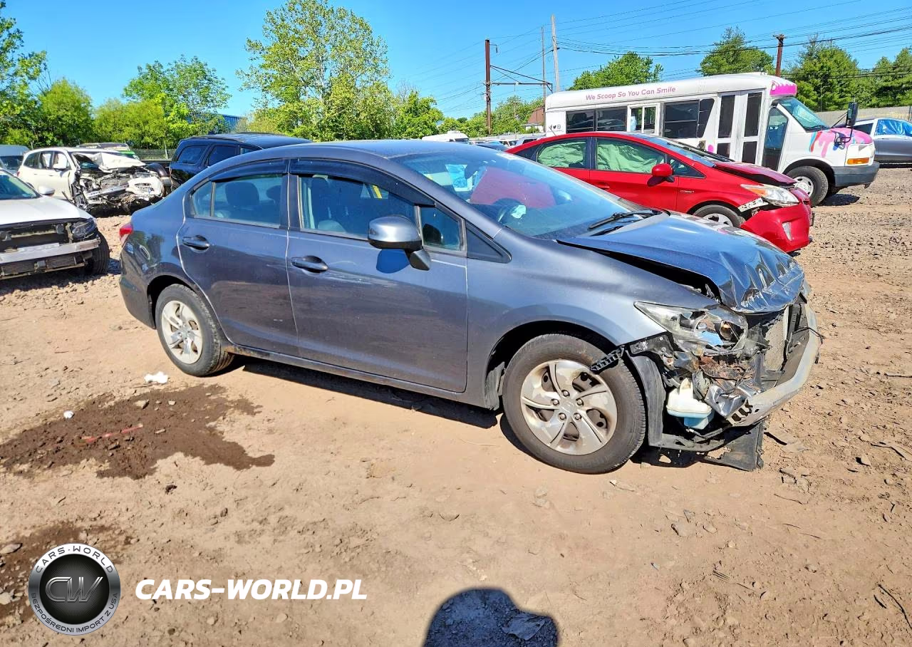 2013 Honda Civic Lx VIN:19XFB2F5XDE048508 - 4