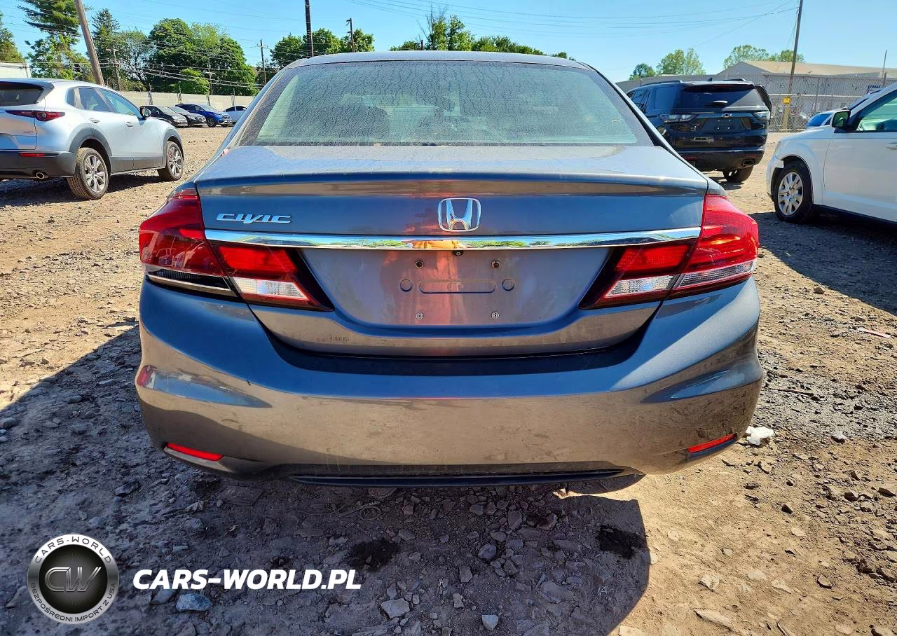 2013 Honda Civic Lx VIN:19XFB2F5XDE048508 - 6