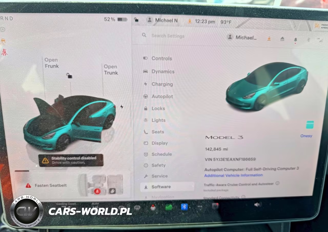 2022 Tesla Model 3 VIN:5YJ3E1EAXNF186659 - 9