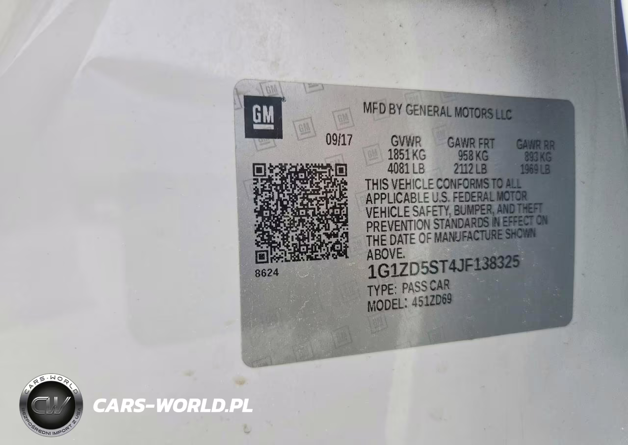 2018 Chevrolet Malibu Lt VIN:1G1ZD5ST4JF138325 - 12