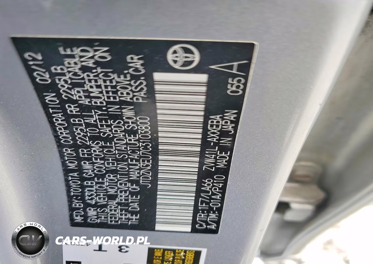 2012 Toyota Prius V Five VIN:JTDZN3EU7C3103800 - 12