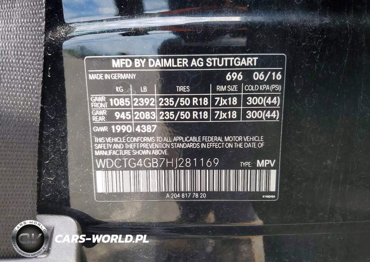 2017 Mercedes-Benz Gla 250 4Matic VIN:WDCTG4GB7HJ281169 - 14