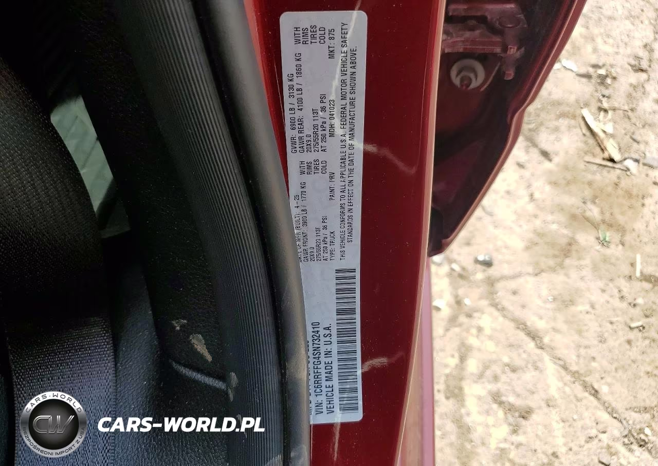 2025 Ram 1500 Big Horn VIN:1C6RRFFG4SN732410 - 12
