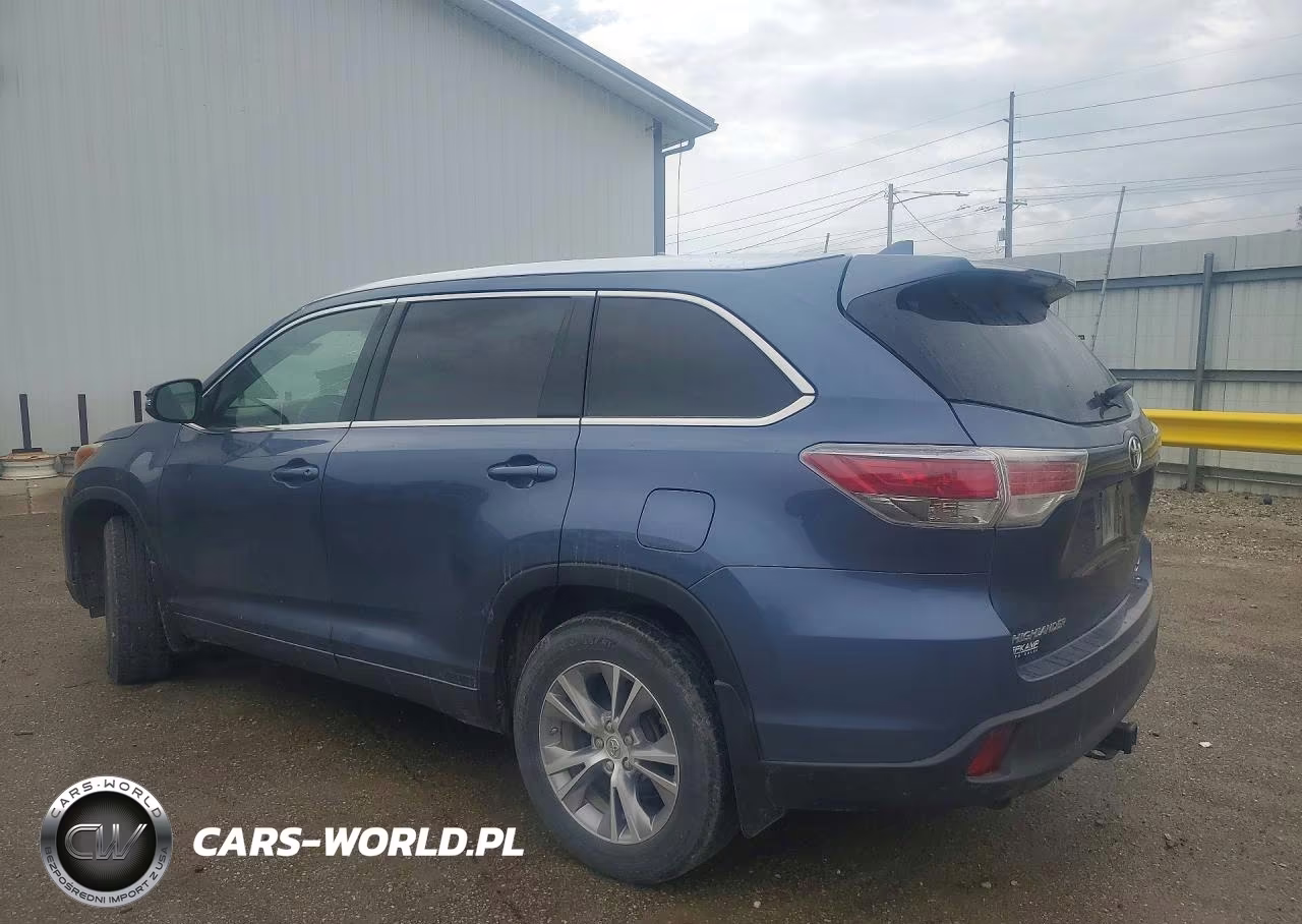 2015 Toyota Highlander Xle VIN:5TDJKRFH1FS077031 - 2