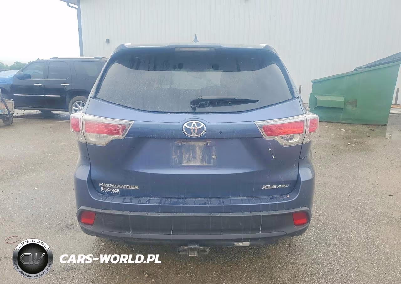 2015 Toyota Highlander Xle VIN:5TDJKRFH1FS077031 - 6