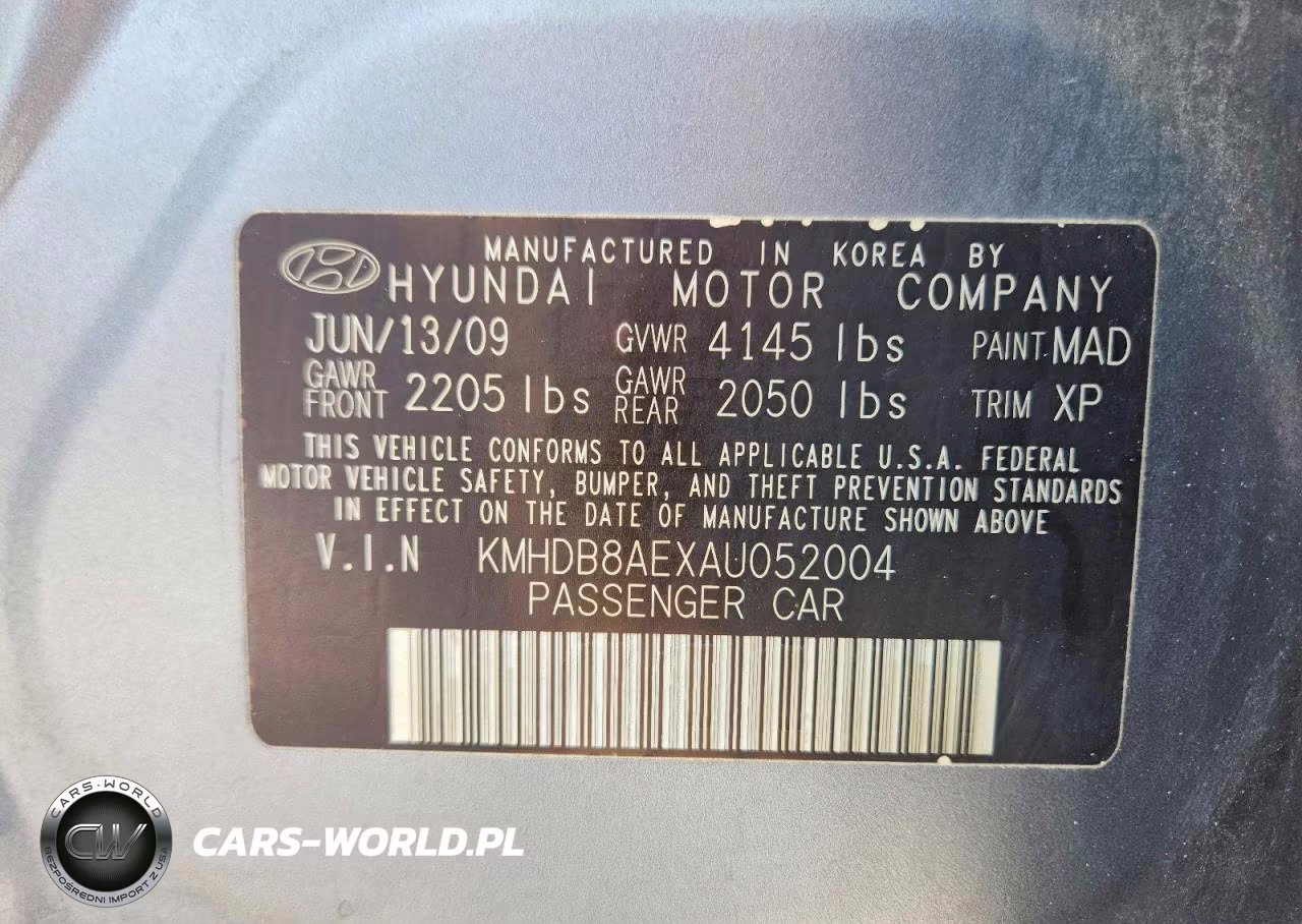 2010 Hyundai Elantra Touring Gls VIN:KMHDB8AEXAU052004 - 12