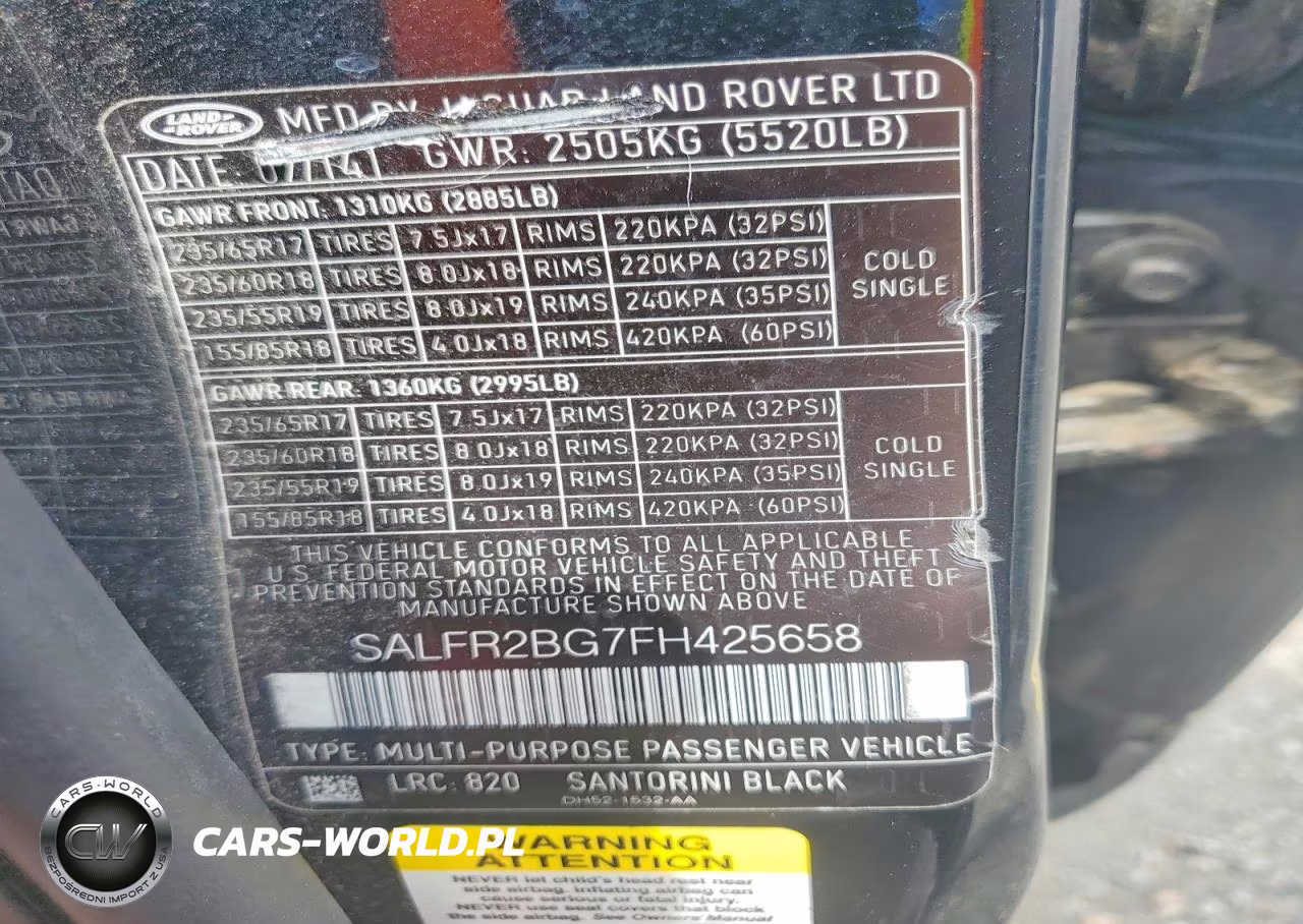 2015 Land Rover Lr2 Base VIN:SALFR2BG7FH425658 - 13