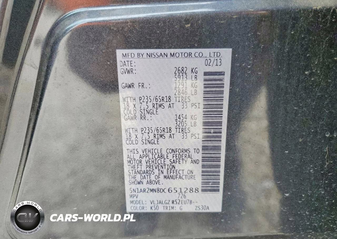 2013 Nissan Pathfinder S VIN:5N1AR2MN8DC651288 - 13