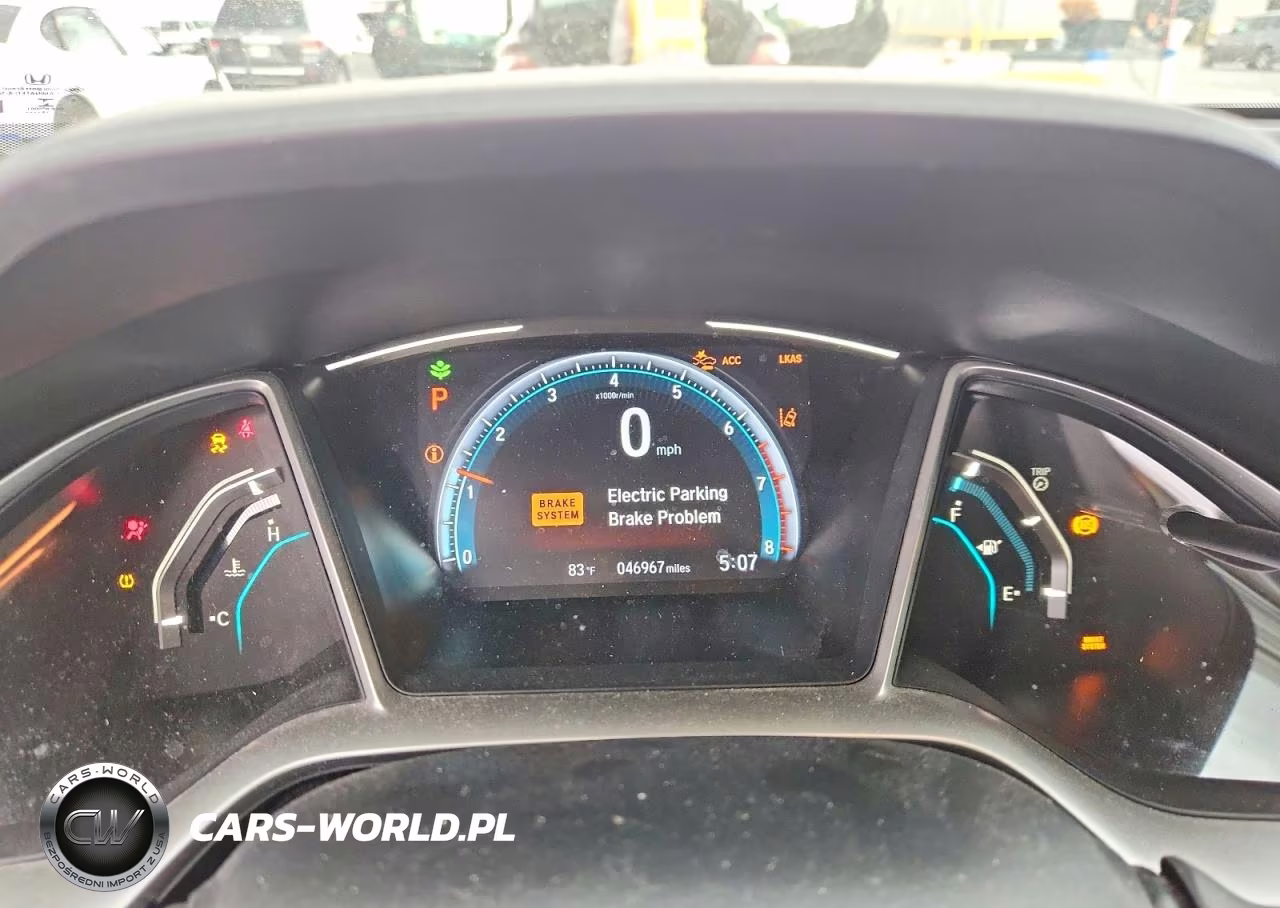 2019 Honda Civic Ex VIN:19XFC1F38KE017633 - 9