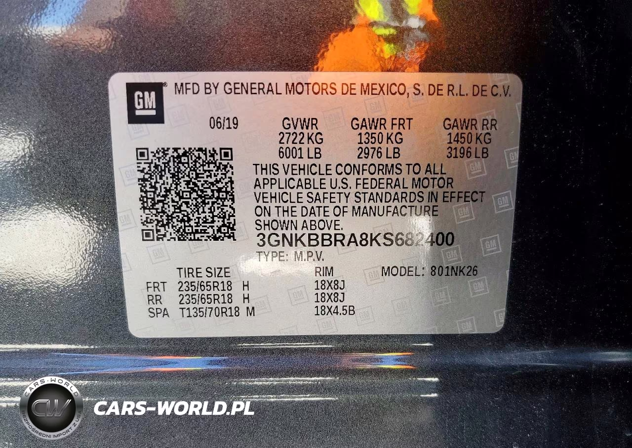 2019 Chevrolet Blazer 1Lt VIN:3GNKBBRA8KS682400 - 14