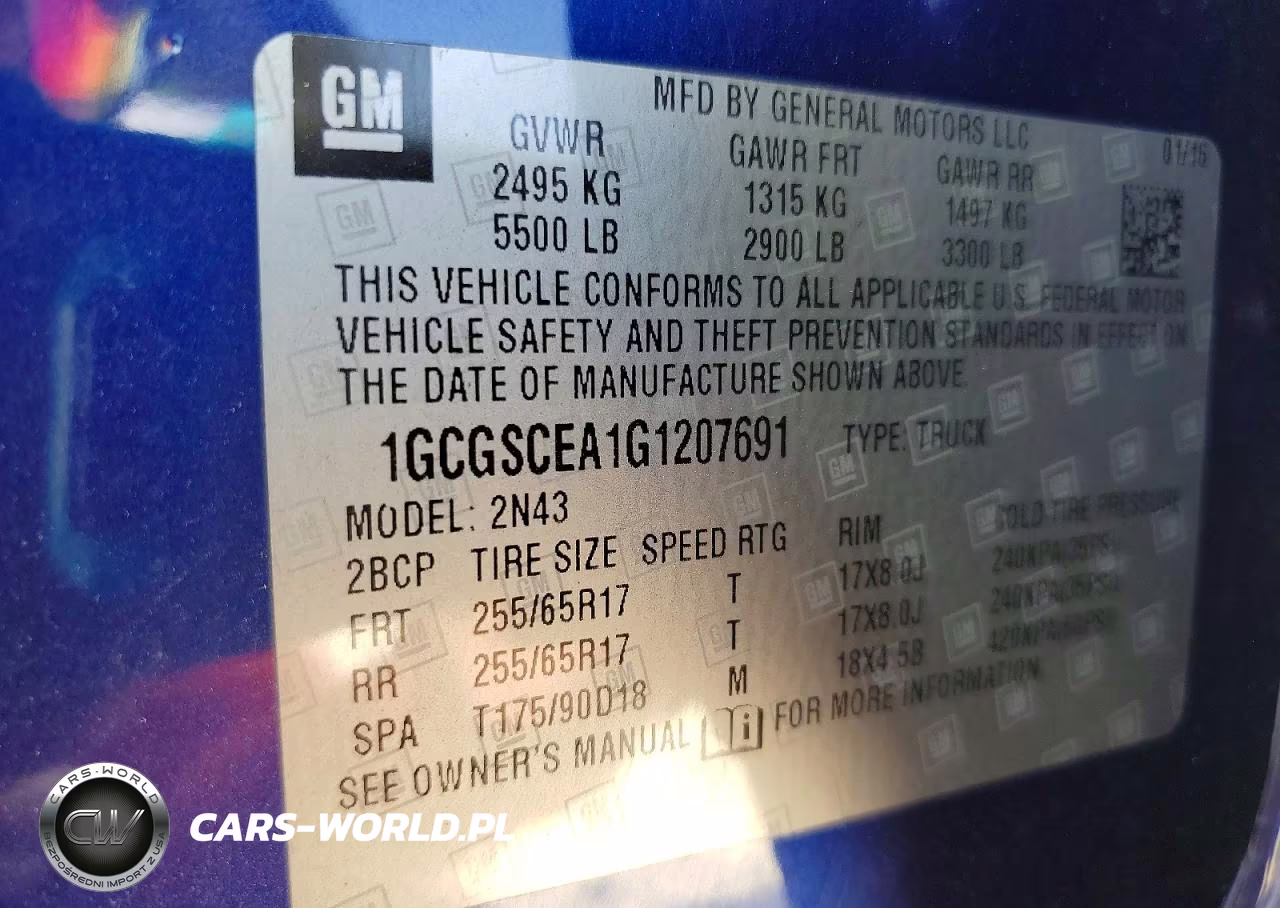 2016 Chevrolet Colorado Lt VIN:1GCGSCEA1G1207691 - 12