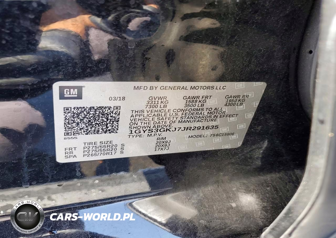 2018 Cadillac Escalade Esv VIN:1GYS3GKJ7JR291635 - 12