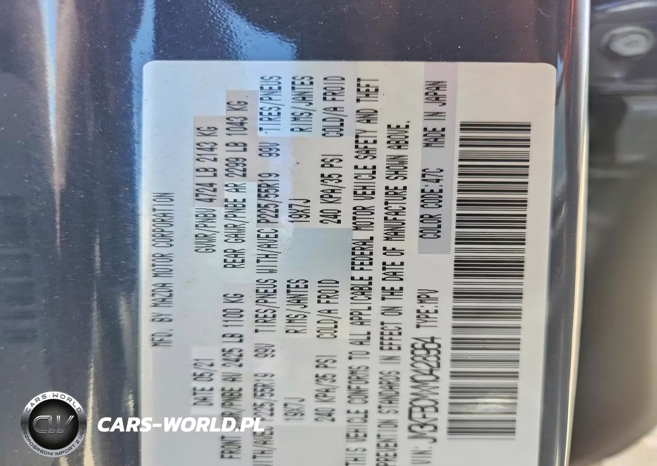 2021 Mazda Cx-5 Touring VIN:JM3KFBCMXM0428964 - 13