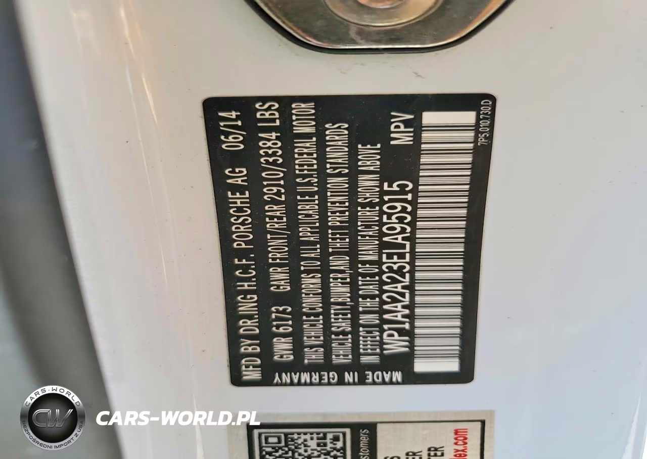 2014 Porsche Cayenne VIN:WP1AA2A23ELA95915 - 13