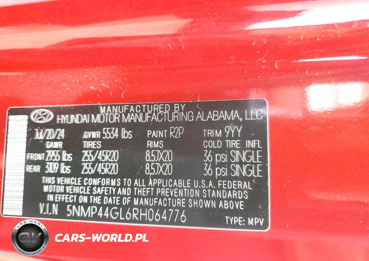 2024 Hyundai Santa Fe Limited VIN:5NMP44GL6RH064776 - 13