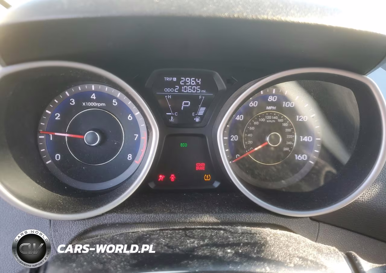 2012 Hyundai Elantra VIN:KMHDH4AE3CU315279 - 9