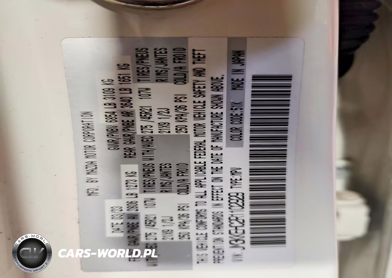 2024 Mazda Cx-90 Premium Plus VIN:JM3KKEHC2R1102929 - 13