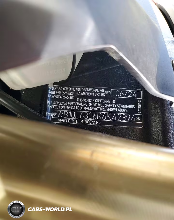 2024 BMW S 1000 Rr VIN:WB10E6306R6K42394 - 9