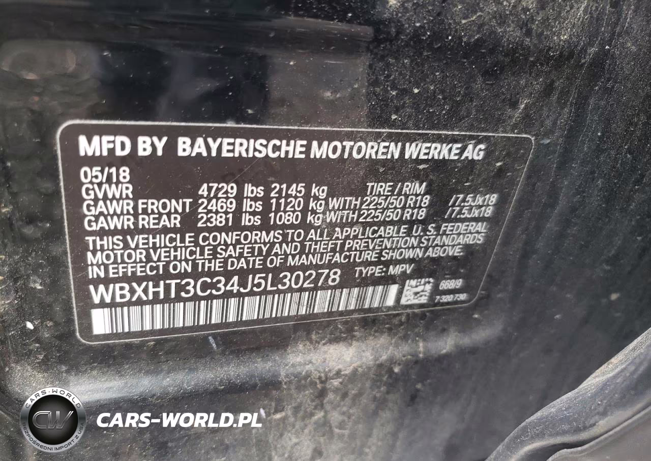 2018 BMW X1 xDrive28I VIN:WBXHT3C34J5L30278 - 13