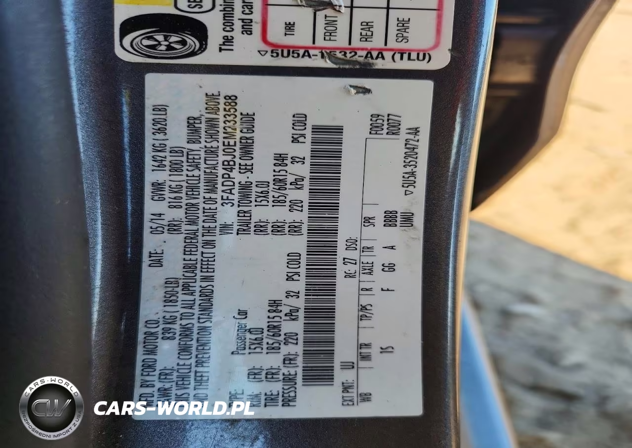 2014 Ford Fiesta Se VIN:3FADP4BJ0EM233588 - 12