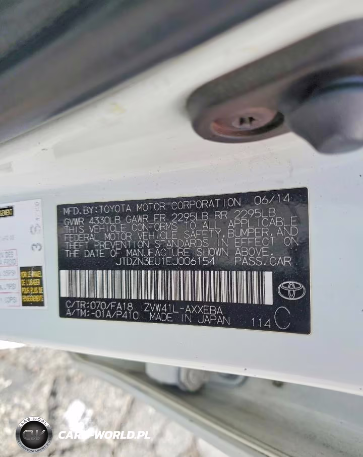 2014 Toyota Prius V Two VIN:JTDZN3EU1EJ006154 - 12