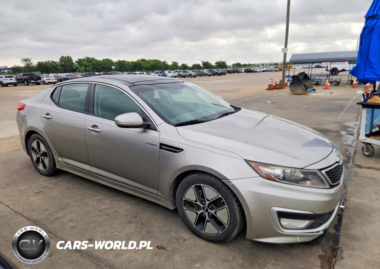 2013 Kia Optima Hybrid VIN:KNAGM4AD6D5047518 - 4