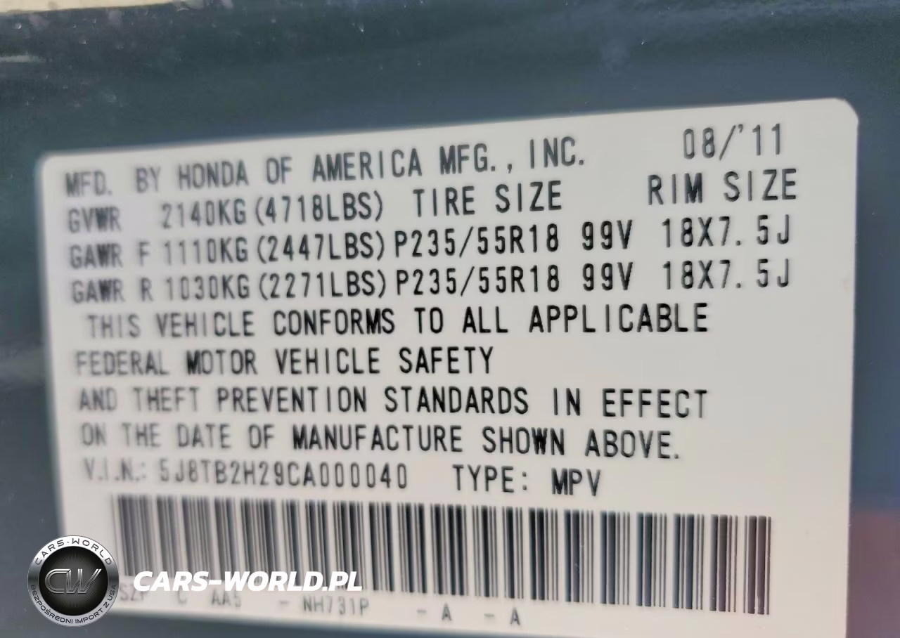 2012 Acura Rdx VIN:5J8TB2H29CA000040 - 14