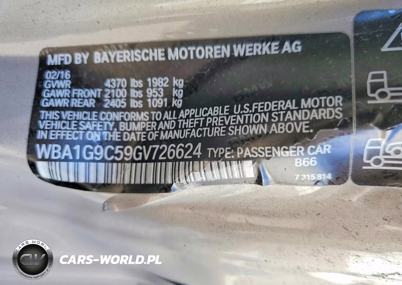 2016 BMW 228 Xi Sulev VIN:WBA1G9C59GV726624 - 12