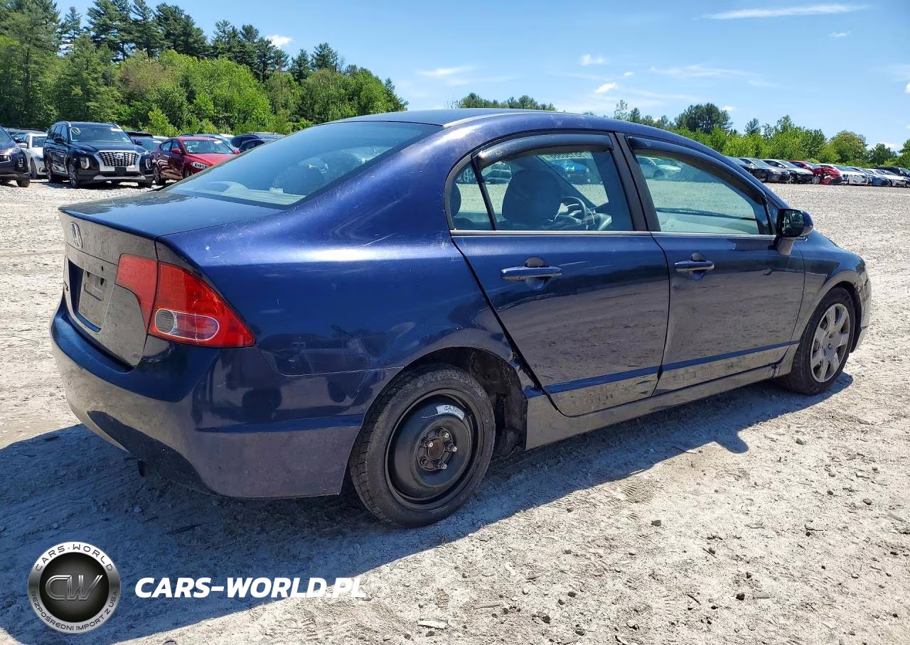 2008 Honda Civic Lx VIN:1HGFA165X8L061156 - 3